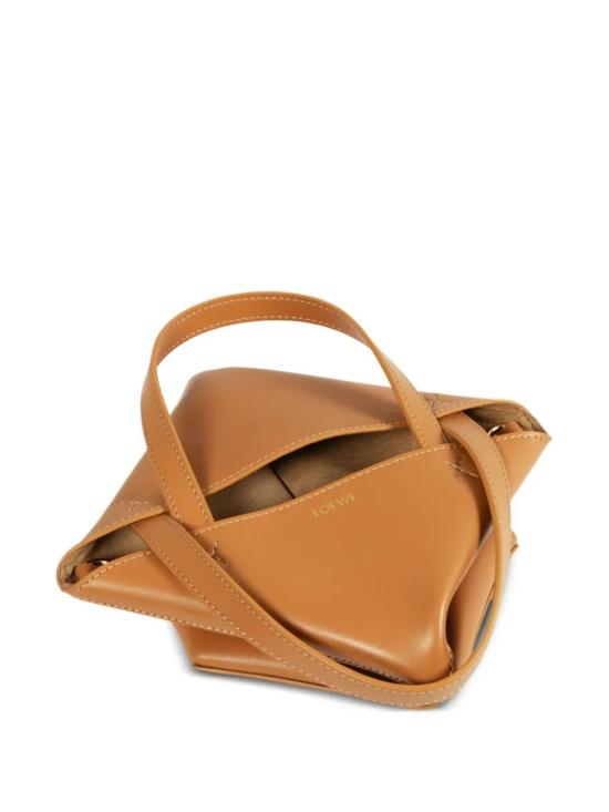 26FW 로에베 샤이니 카프스킨 미니 퍼즐 폴드 토트백 A657V25X01 2586 WARM DESERT - LOEWE