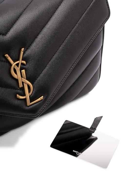 26FW 생로랑 루루 마틀라세 램스킨 미디움 숄더백 801439 AAEAX 1000 NERO - SAINT LAURENT