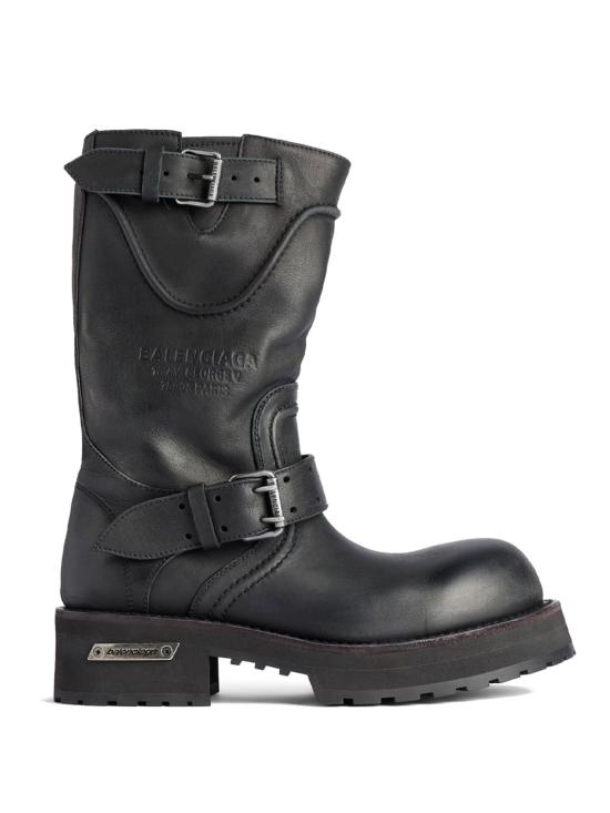 26FW 발렌시아가 VENOM 베놈 미들 부츠 833585 WCAL1 1080 BLACK SILVER