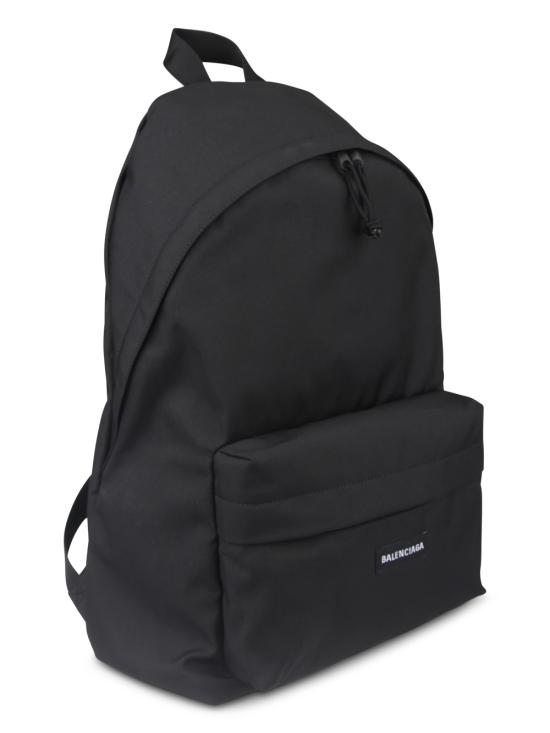 26FW 발렌시아가 로고 패치 익스플로러 백팩 503221 2VZ37 1000 BLACK - BALENCIAGA