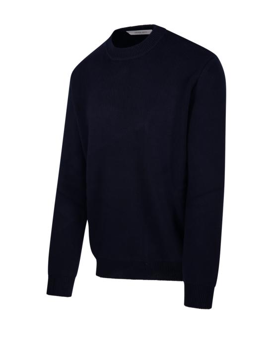 26FW 골든구스 코튼 라운드넥 스웨터 GMP00839 P000662 50486 DARK BLUE - GOLDEN GOOSE