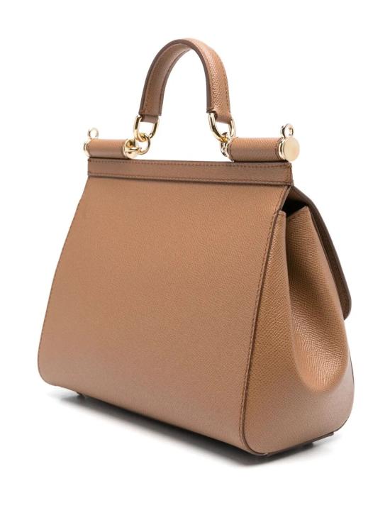 26FW 돌체앤가바나 라지 시실리 핸드백 BB6002 B1001 8M417 CARAMELLO - DOLCE & GABBANA