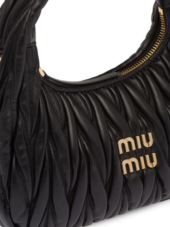 26FW 미우미우 마틀라쎄 완더 레더 토트백 5BC125VOOY AN88 F0002 NERO - MIU MIU
