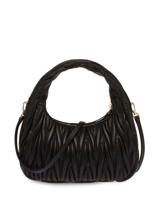 26FW 미우미우 마틀라쎄 완더 레더 토트백 5BC125VOOY AN88 F0002 NERO - MIU MIU