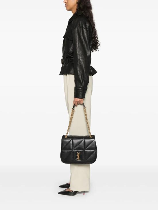 26FW 생로랑 제이미 4.3 미디움 램스킨 809696 AAB32 1000 NERO - SAINT LAURENT