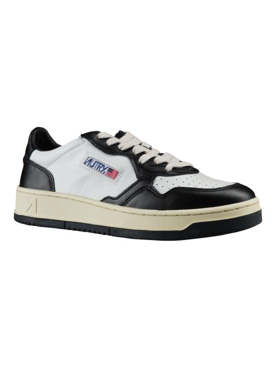 26FW 오트리 메달리스트 로우 스니커즈 AULM WB01 WHT BLK - AUTRY