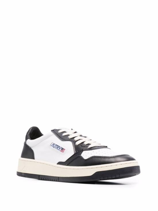 26FW 오트리 메달리스트 로우 스니커즈 AULM WB01 WHT BLK - AUTRY