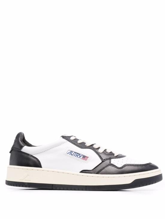 26FW 오트리 메달리스트 로우 스니커즈 AULM WB01 WHT BLK - AUTRY