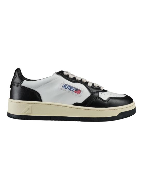 26FW 오트리 메달리스트 로우 스니커즈 AULM WB01 WHT BLK