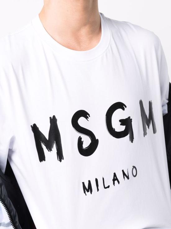 26FW 엠에스지엠 반팔 티셔츠 2000MM510 200002 01 OPTICAL WHITE - MSGM