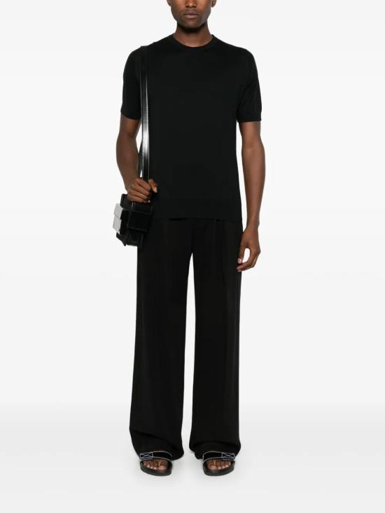 26FW 존스메들리 반팔 티셔츠 KEMPTON BLACK - JOHN SMEDLEY