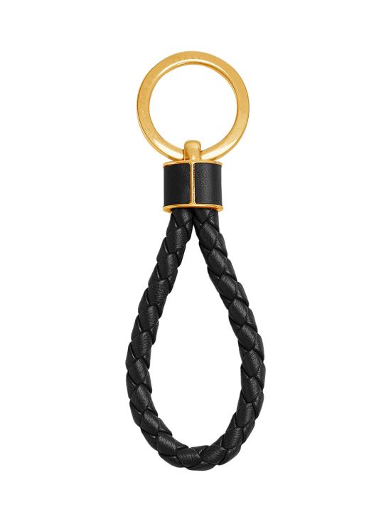 26FW 보테가베네타 인트레치오 키링 651820 V0HW1 8425 BLACK GOLD - BOTTEGA VENETA
