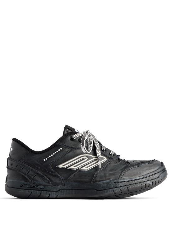 26FW 발렌시아가 햄튼스 미디움 원 아웃 스니커즈 841765 WCURB 1000 BLACK