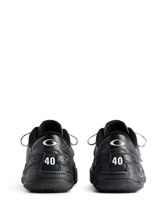 26FW 발렌시아가 햄튼스 미디움 원 아웃 스니커즈 841765 WCURB 1000 BLACK - BALENCIAGA