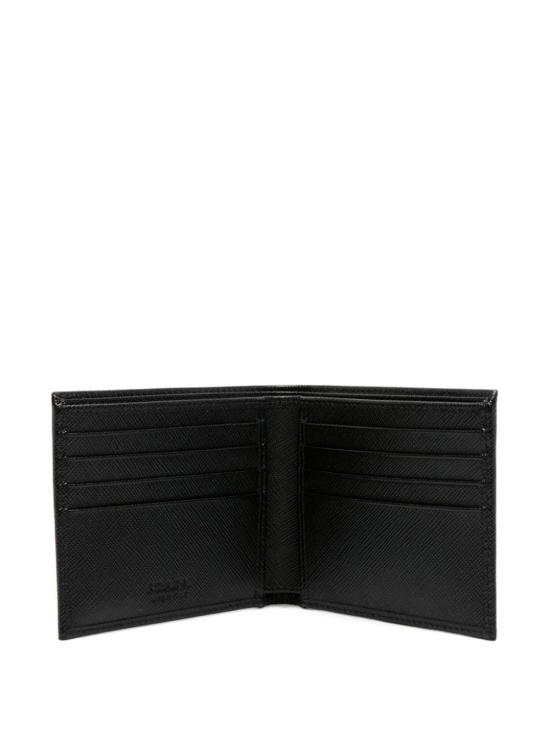 26FW 프라다 사피아노 레더 트라이앵글 로고 반지갑 2MO513 QHH F0002 NERO - PRADA