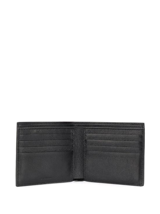 26FW 발렌시아가 캐쉬 스퀘어 반지갑 594549 1IZI3 1090 BLACK WHITE - BALENCIAGA