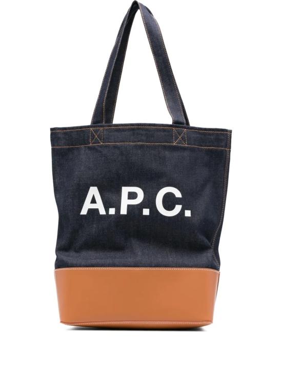 26FW 아페쎄 악셀 토트백 COHLO M61444 CAF DENIM CARAMEL