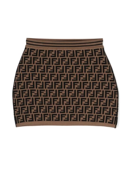 26FW [키즈] 펜디 스커트 JFG070 AEYD F15B6 ZUCCA - FENDI