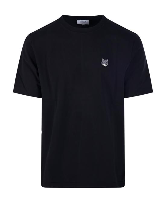 26FW 메종키츠네 폭스 헤드 컴포트 티셔츠 PM00108KJ7025 P199 BLACK