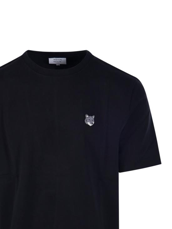 26FW 메종키츠네 폭스 헤드 컴포트 티셔츠 PM00108KJ7025 P199 BLACK - MAISON KITSUNE