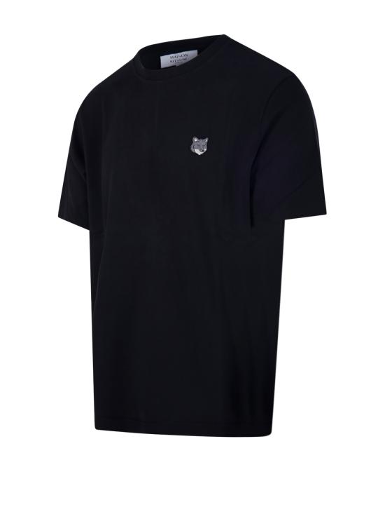 26FW 메종키츠네 폭스 헤드 컴포트 티셔츠 PM00108KJ7025 P199 BLACK - MAISON KITSUNE