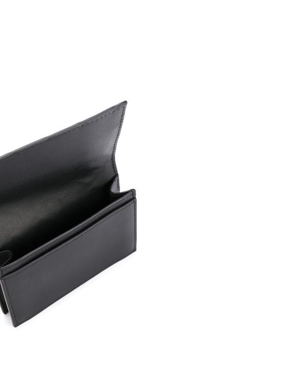 26FW 보테가베네타 인트레치아토 명함 지갑 605720 VCPQ3 8803 BLACK SILVER - BOTTEGA VENETA