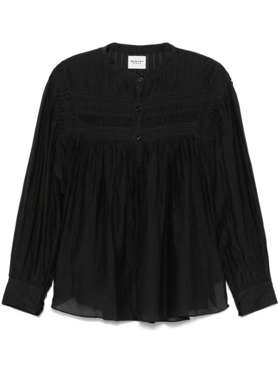 26FW 이자벨마랑에뚜왈 블라우스 HT0002FC B3J04E 01BK BLACK