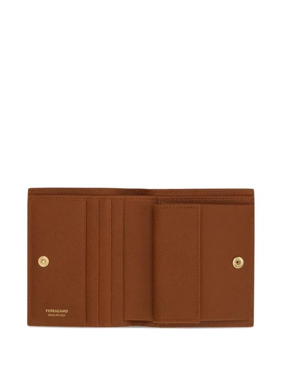 26FW 살바토레 페라가모 간치니 컴팩트 지갑 22D780 0789857 NATURALE - SALVATORE FERRAGAMO