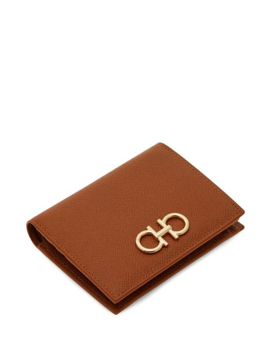 26FW 살바토레 페라가모 간치니 컴팩트 지갑 22D780 0789857 NATURALE - SALVATORE FERRAGAMO