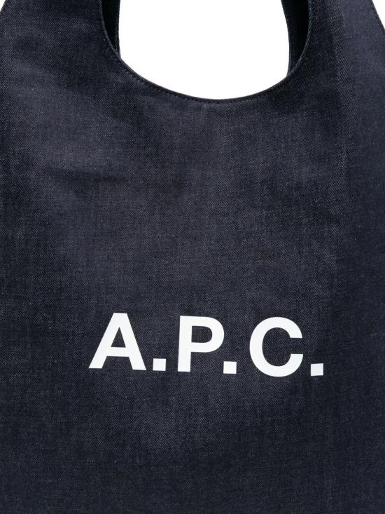 26FW 아페쎄 나논 로고 토트백 COHIZ M61565 IAI INDIGO - A.P.C.