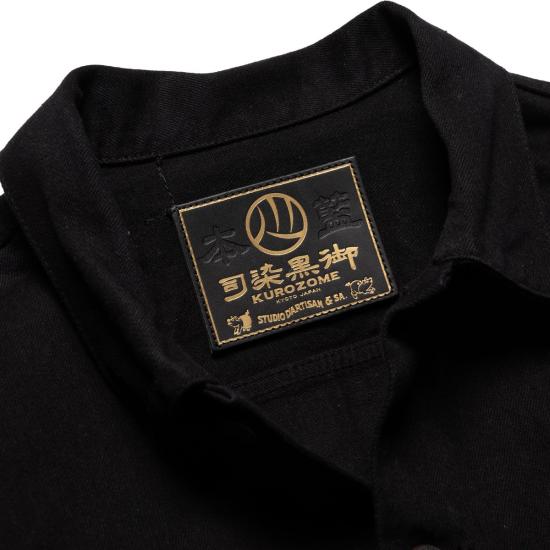  스튜디오 다치산 데님 자켓 스튜디오 다르티잔 D4609 13.5oz "쿠로조메" 오버다이드 인디고 셀비지 재킷 - STUDIO D'ARTISAN