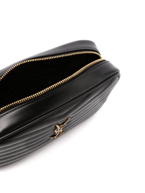 26FW 생로랑 퀼티드 레더 루 미니백 748849 DV707 1000 NERO - SAINT LAURENT