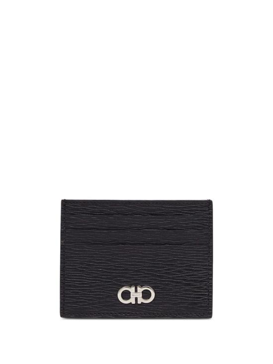 26FW 살바토레 페라가모 간치니 크레딧 카드 홀더 66A302 0698914 NERO