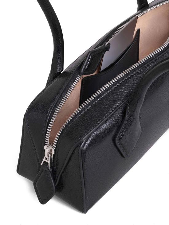 26FW 알라이아 르 테켈 미디움 레더 숄더백 AA1S06033CA212 999 NOIR - ALAIA