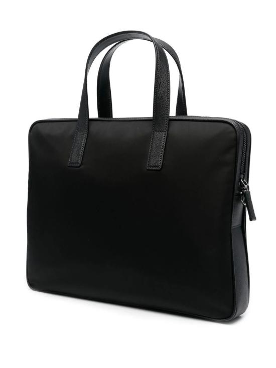 26FW 프라다 리나일론 앤 사피아노 레더 브리프케이스 2VE368VXOM 2DMH F0002 NERO - PRADA