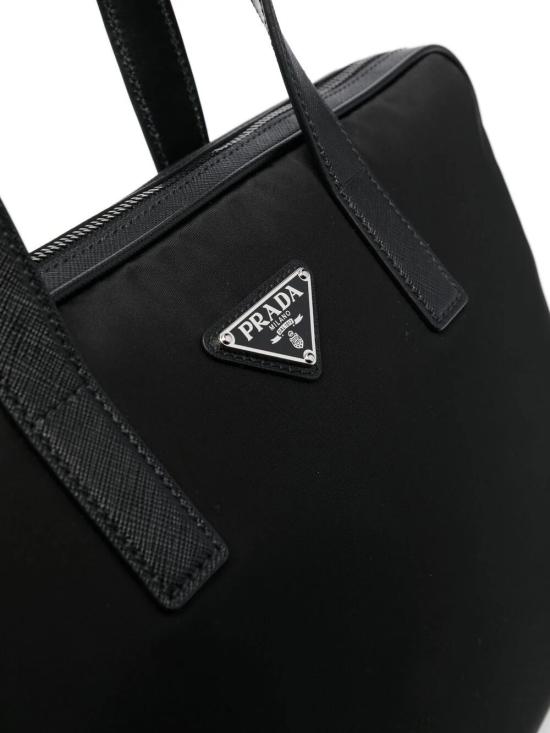 26FW 프라다 리나일론 앤 사피아노 레더 브리프케이스 2VE368VXOM 2DMH F0002 NERO - PRADA