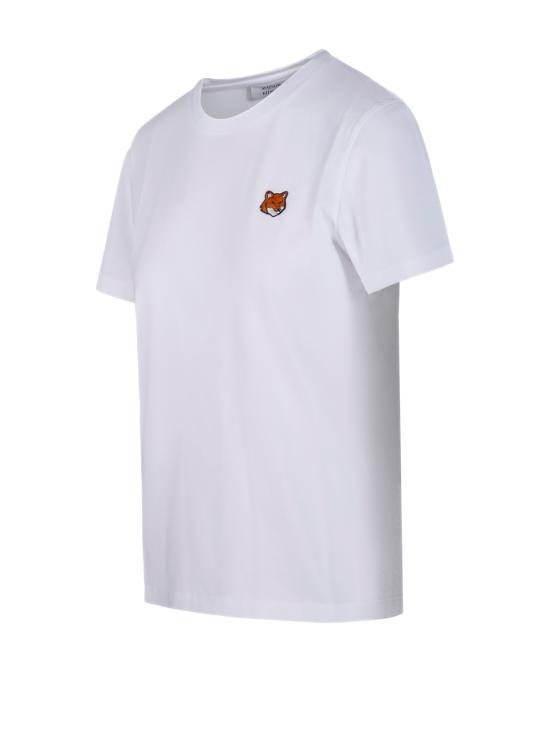 26FW 메종키츠네 폭스 헤드 레귤러 폴로 티셔츠 PW00113KJ7026 P100 WHITE - MAISON KITSUNE