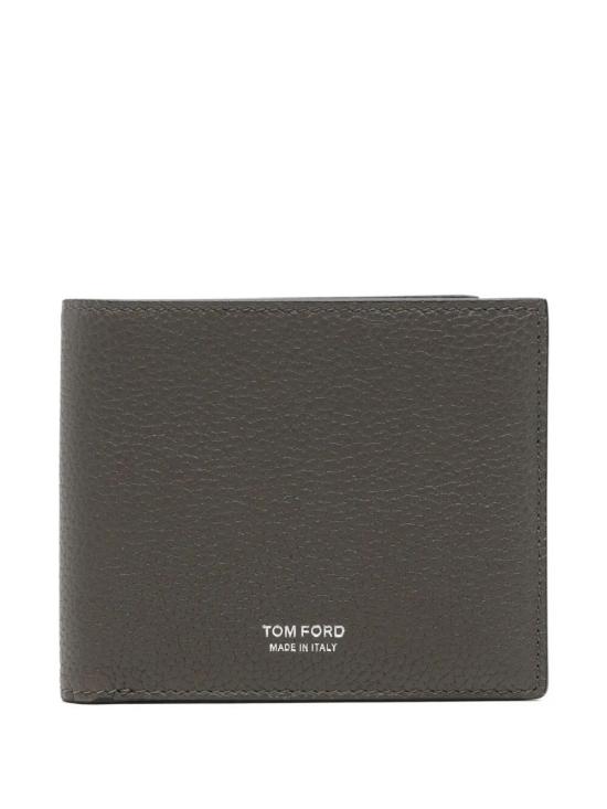 26FW 톰포드 그레인 가죽 클래식 바이폴드 지갑 Y0228 LCL158S 099 TBG SMOKE GREY