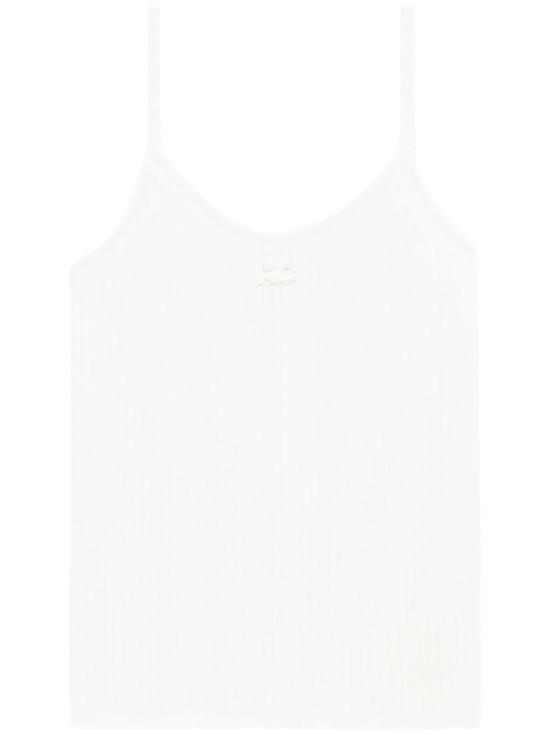 26FW 쿠레쥬 니티드 탱크탑 PERMDE012FI0001 0001 HERITAGE WHITE