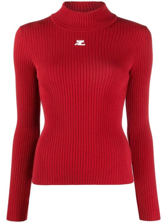 26FW 쿠레쥬 터틀넥 PERMPU022FI0001 4034 RED