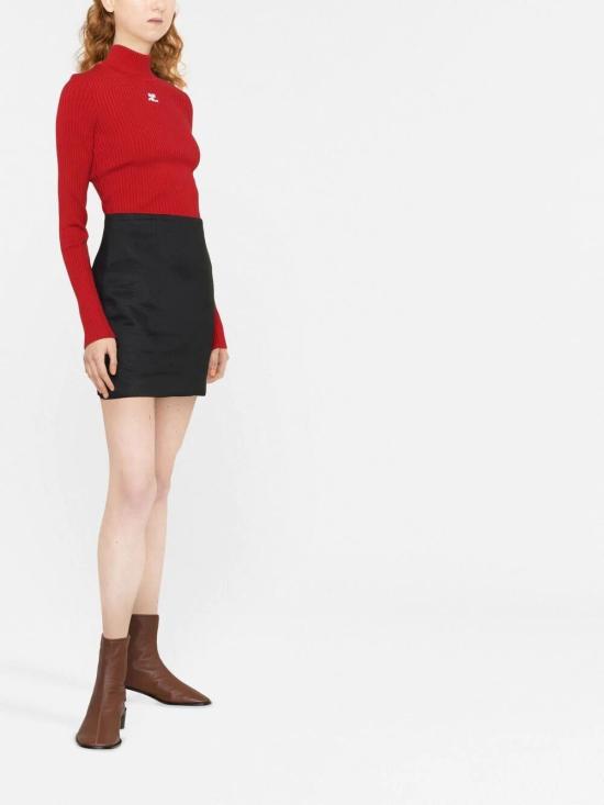 26FW 쿠레쥬 터틀넥 PERMPU022FI0001 4034 RED - COURREGES