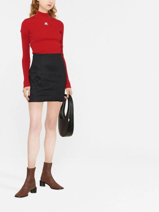 26FW 쿠레쥬 터틀넥 PERMPU022FI0001 4034 RED - COURREGES