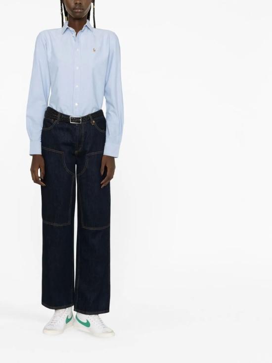 26FW 폴로 랄프로렌 포니 로고 옥스포드 셔츠 211891377 001 BSR BLUE - POLO RALPH LAUREN
