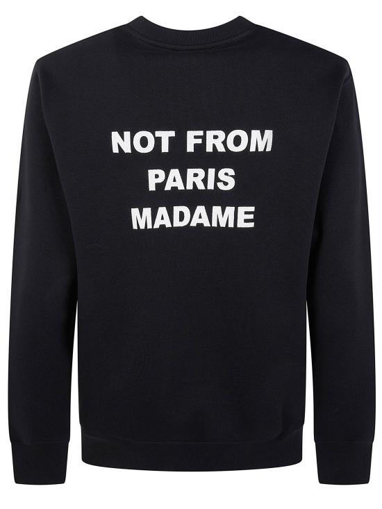 26FW 드롤드무슈 긴팔 티셔츠 PERM SW149 CO127 099 BLACK - DROLE DE MONSIEUR