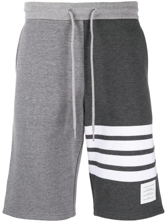26FW 톰브라운 클래식 루프백 4바 스웨트쇼츠 MJQ012F00535 982 TONAL GREY