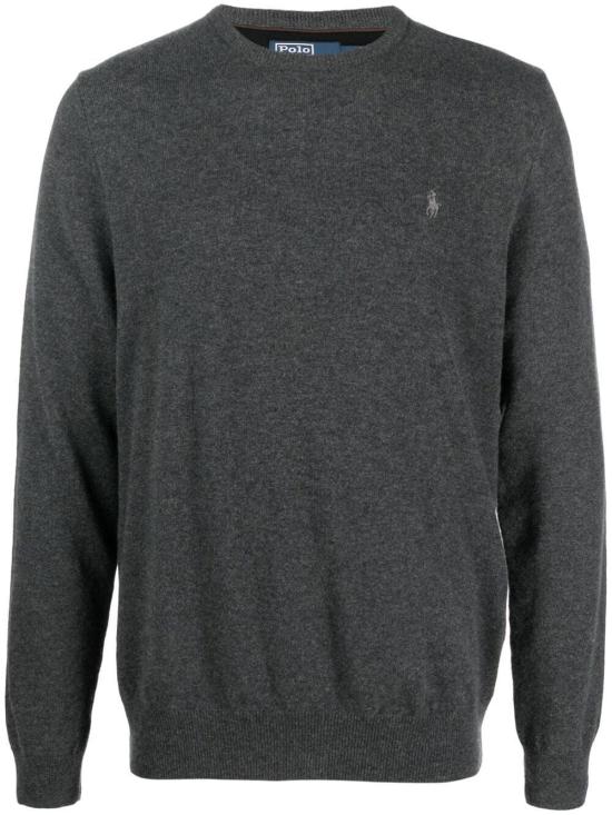 26FW 폴로 랄프로렌 스웨터 710 876714 008 095 DARK CHARCOAL HEATHER - POLO RALPH LAUREN