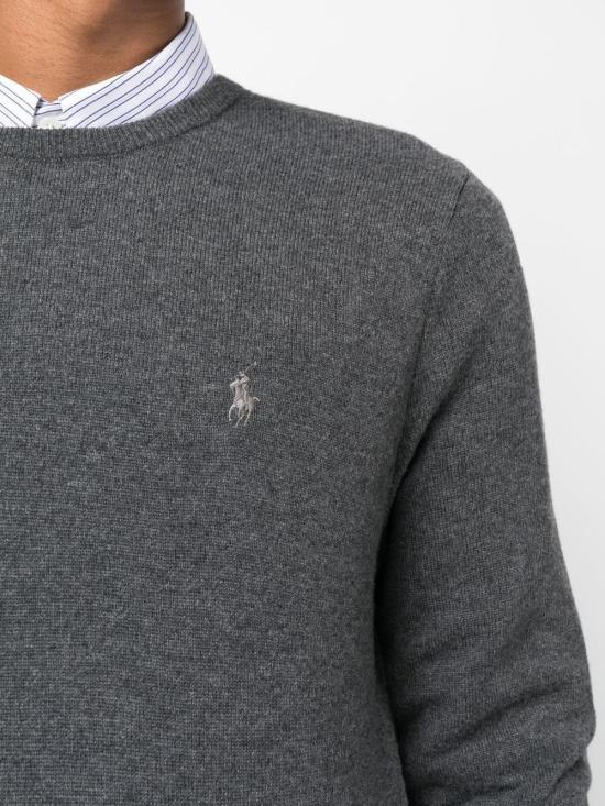 26FW 폴로 랄프로렌 스웨터 710 876714 008 095 DARK CHARCOAL HEATHER - POLO RALPH LAUREN