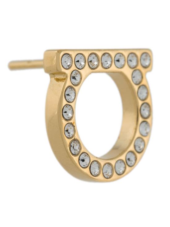 26FW 살바토레 페라가모 이어링 760122 0696573 CRYSTAL ORO - SALVATORE FERRAGAMO