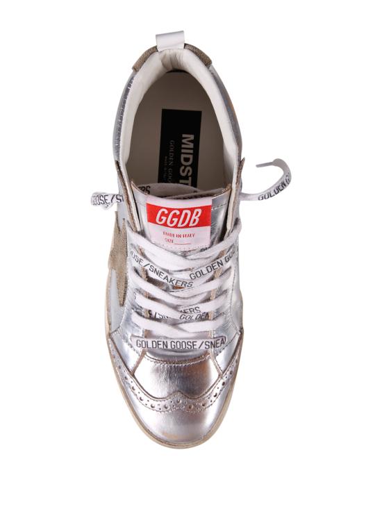 26FW 골든구스 미드 스타 스니커즈 GWF00122 F002794 70216 SILVER TAUPE - GOLDEN GOOSE