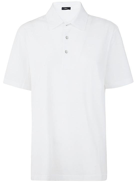 26FW 에르노 폴로 티셔츠 JPL00115U 52005 094 1000 WHITE